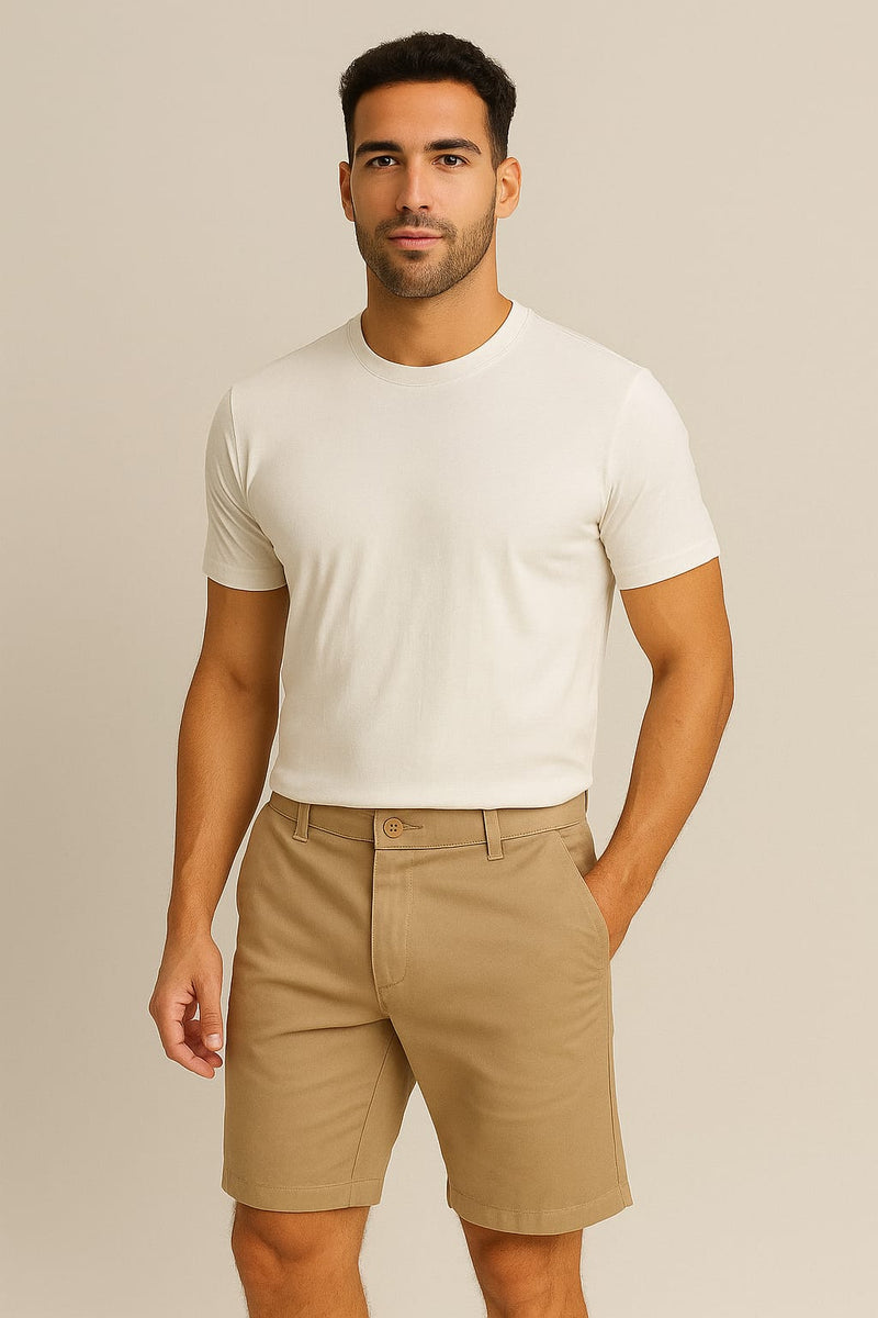 Bermuda Sport Fino Masculina - Caqui