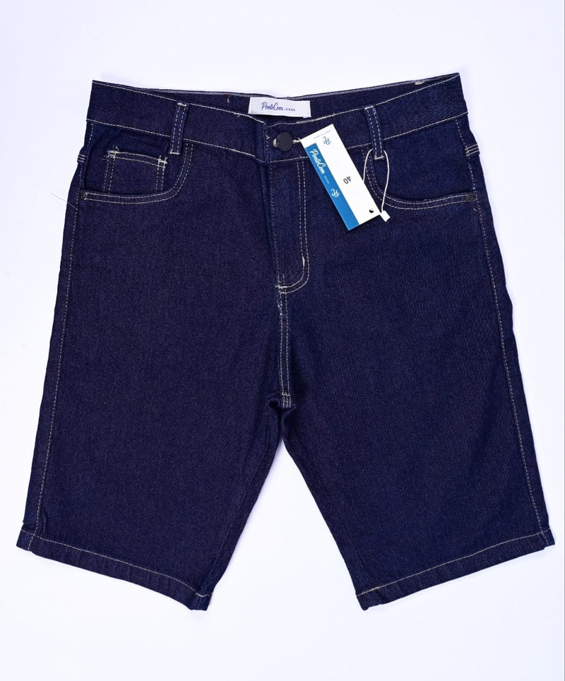 Bermuda Jeans Masculina - Escura