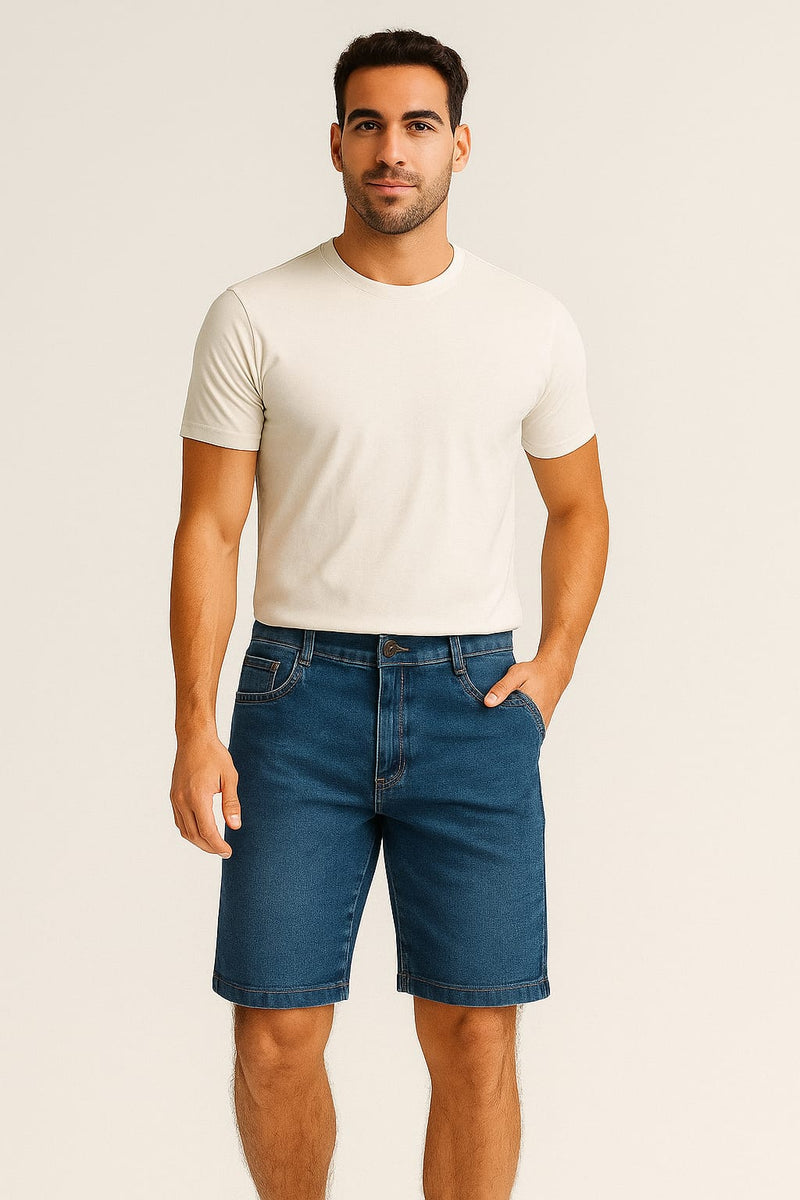 Bermuda Masculina cor Média