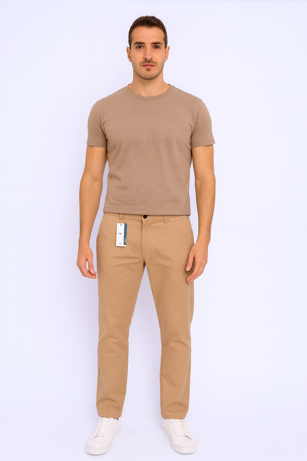 Calça Sport Fino Masculina - Caqui