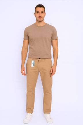 Calça Sport Fino Masculina - Caqui