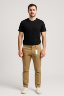 Calça Sport Fino Masculina - Caqui