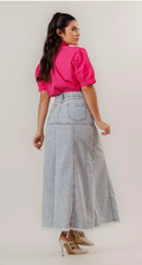 Saia Jeans Longa Simone