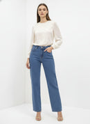 Calça Jeans Feminina wide leg  - 00071
